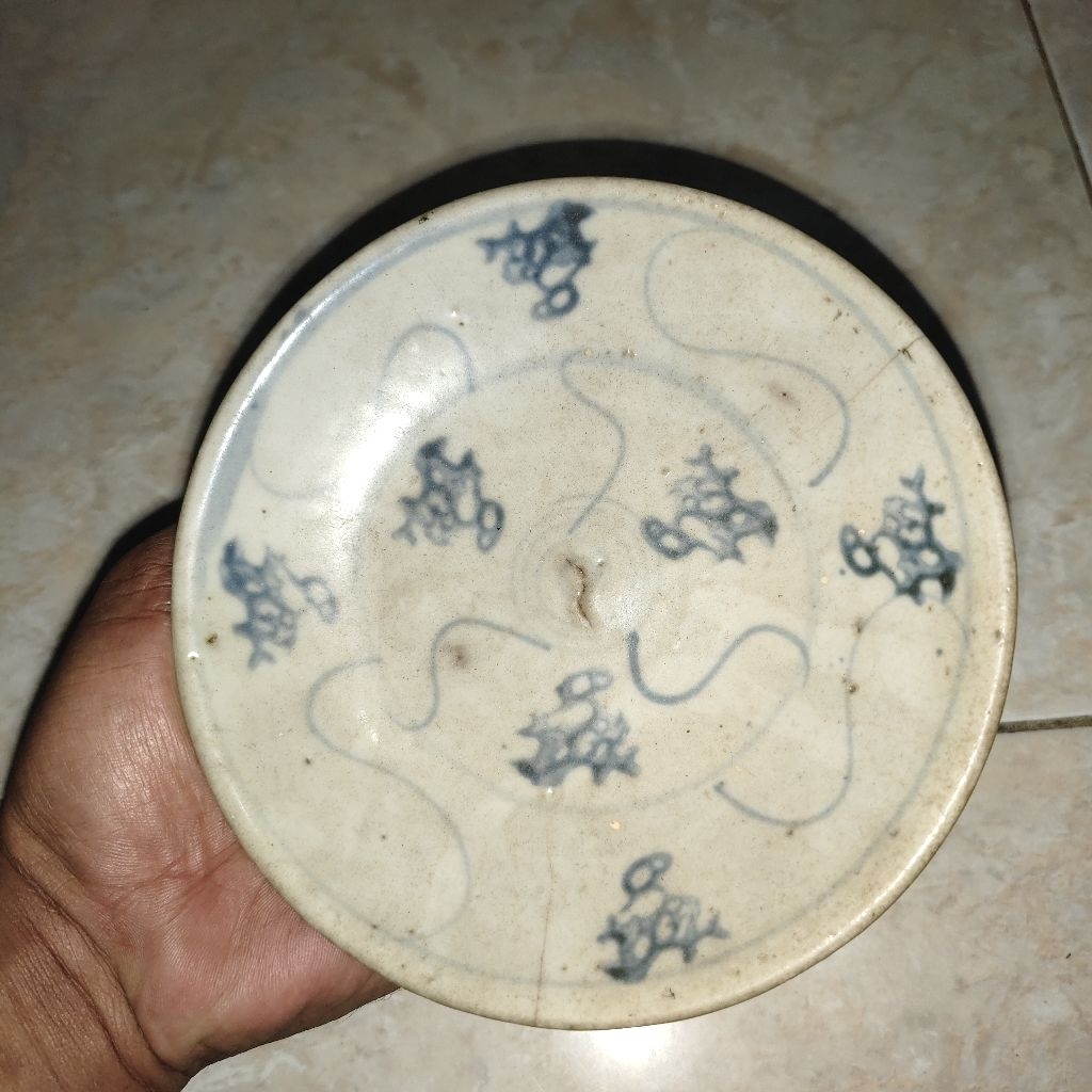 piring kecil jadul kuno warisan mbah antik langka