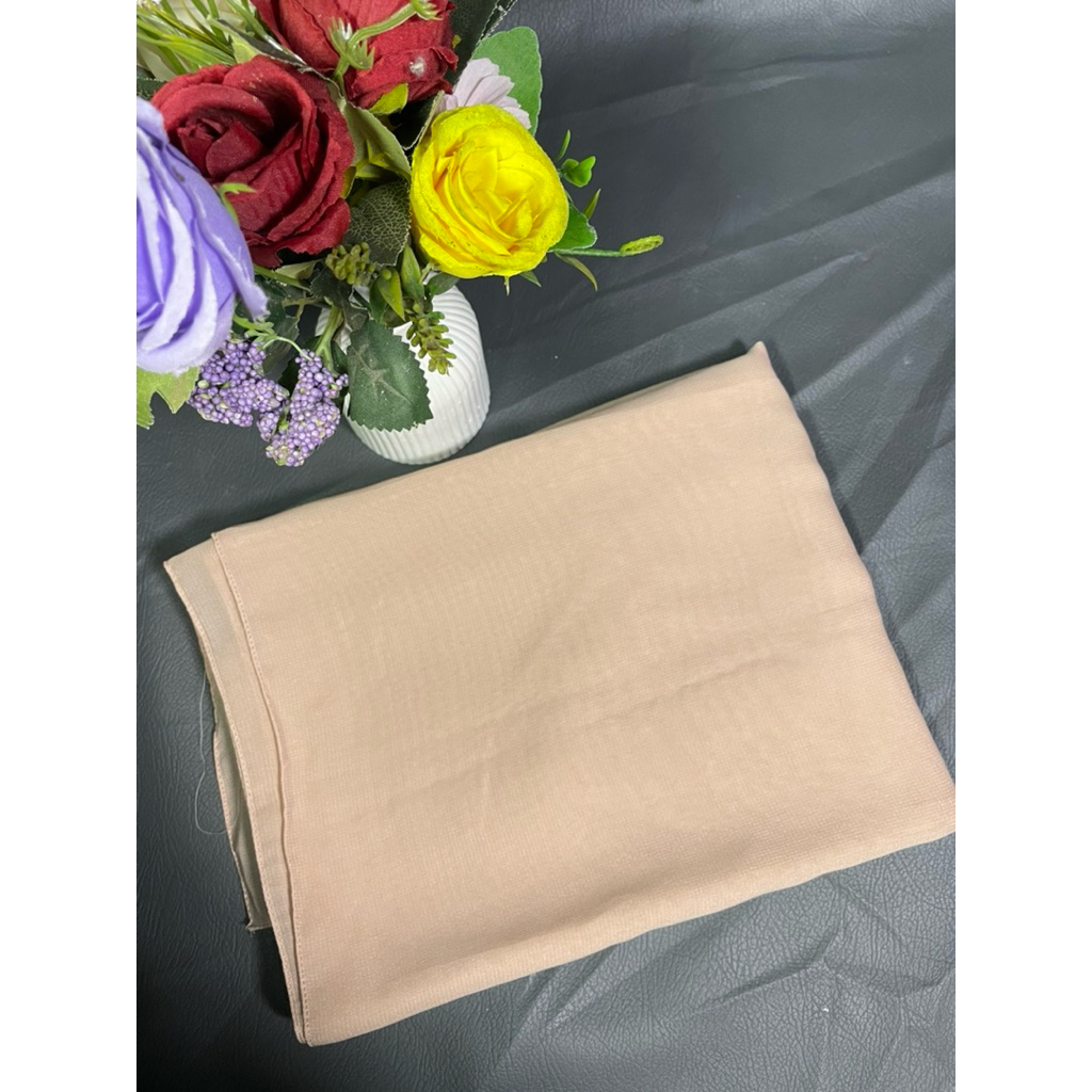 jilbab polycotton warna milo