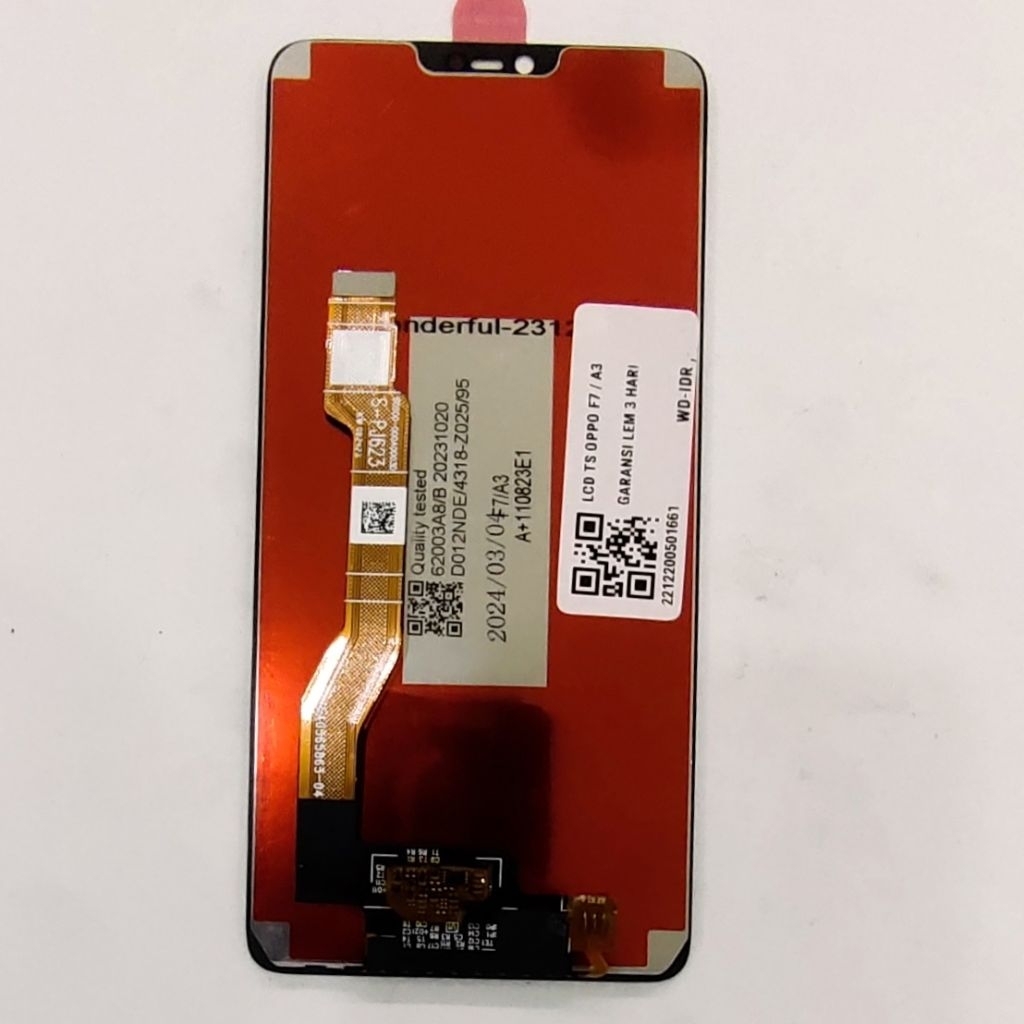 LCD TS OPPO F7 / LCD TOUCHSCREEN OPPO A3 / LCD OPPO F7 / OPPO A3 ORIGINAL PRESISI 100%