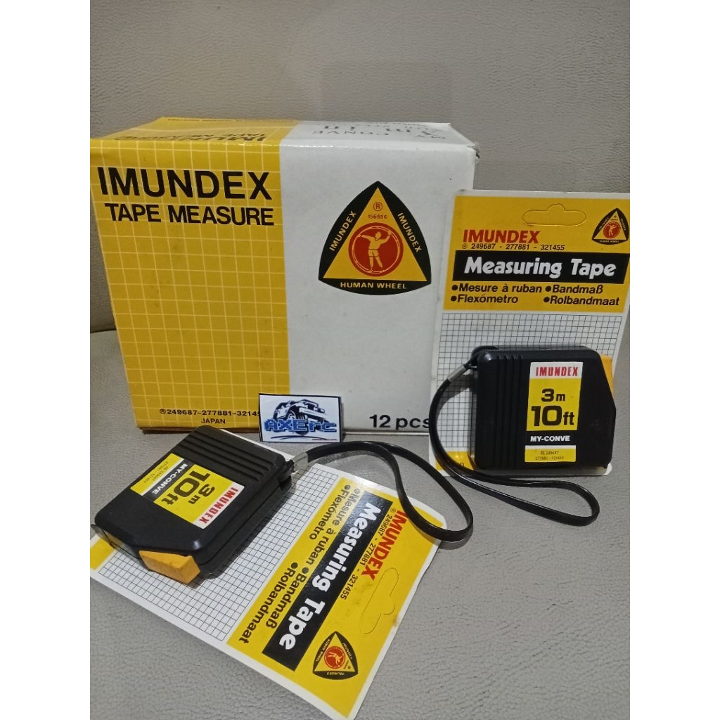 Meteran 3 M merk IMUNDEX (Lusin)