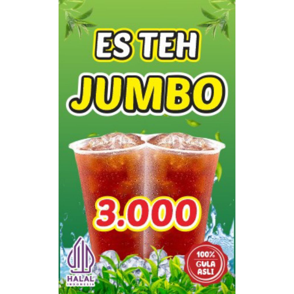 mmt es teh jumbo sehari jadi | flexi 280 gsm