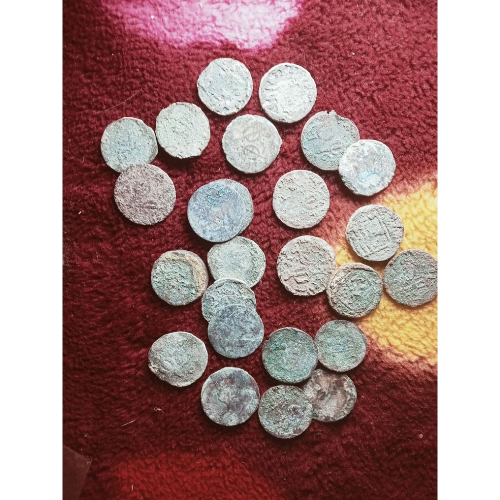 10 keping koin voc temuan darat asli kondisi apa adanya