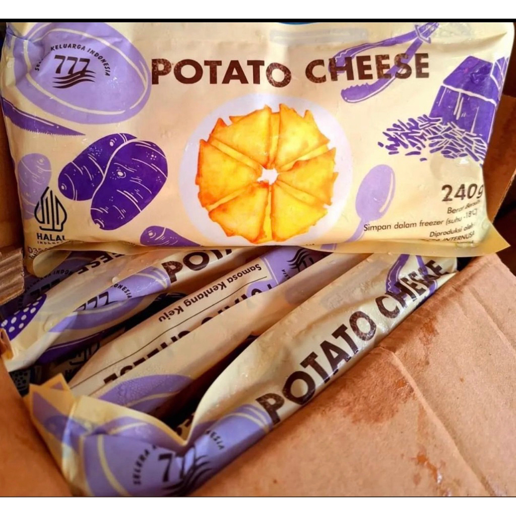 

POTATO CHEESE 777 240 GRAM ( 12 PCS )