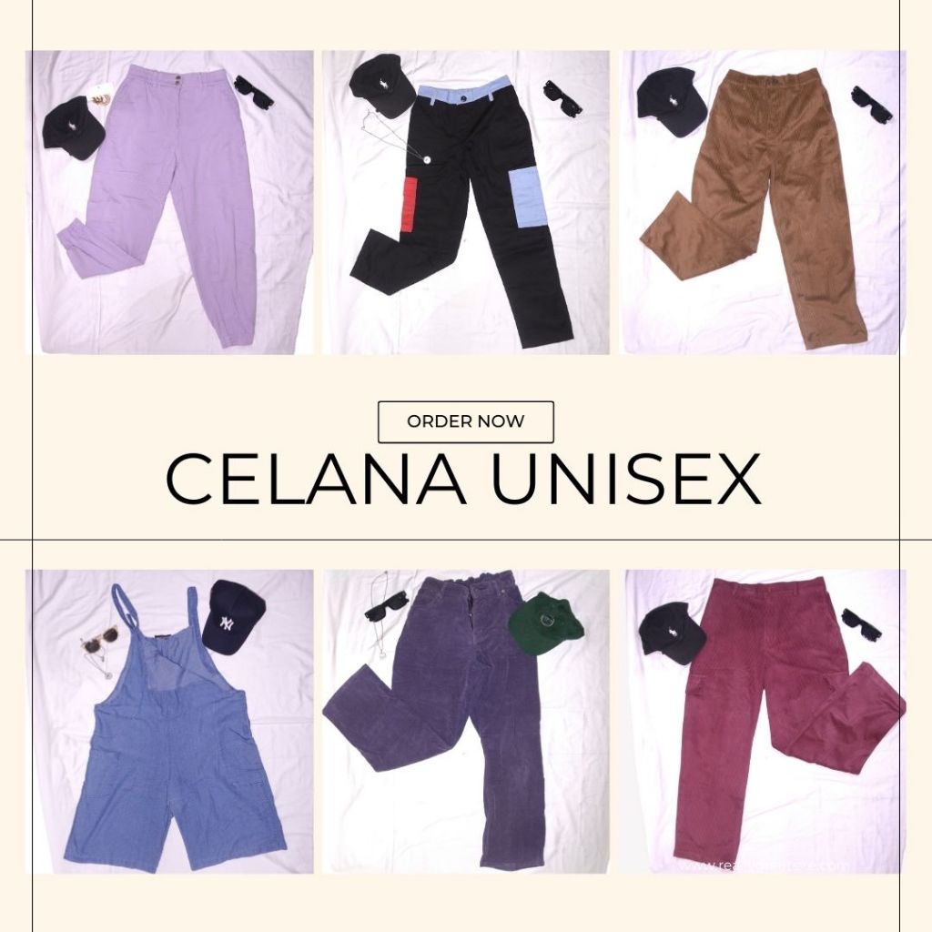 PRELOVED - Celana Unisex Corduroy / Cargo / Denim