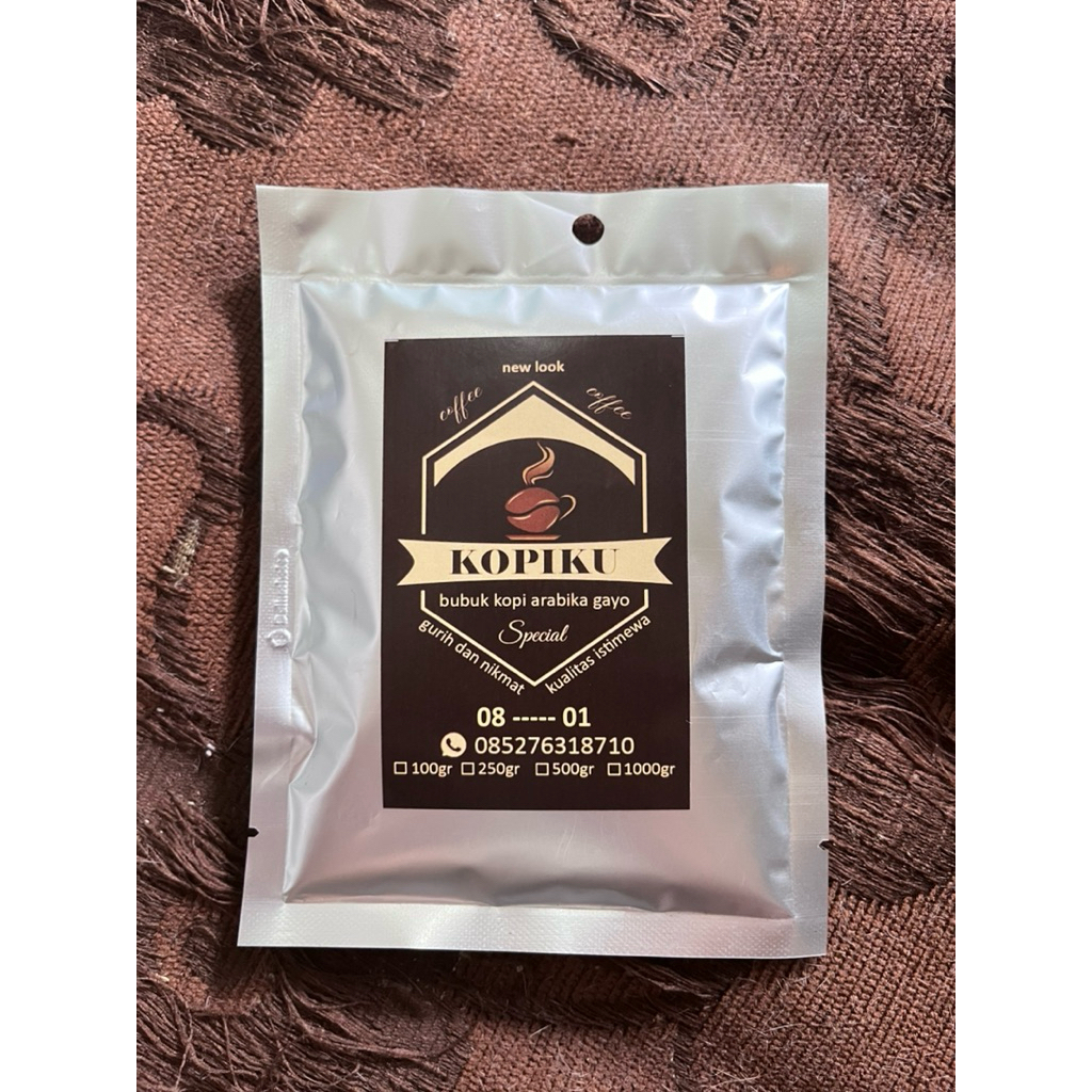 

kopiku kemasan silver