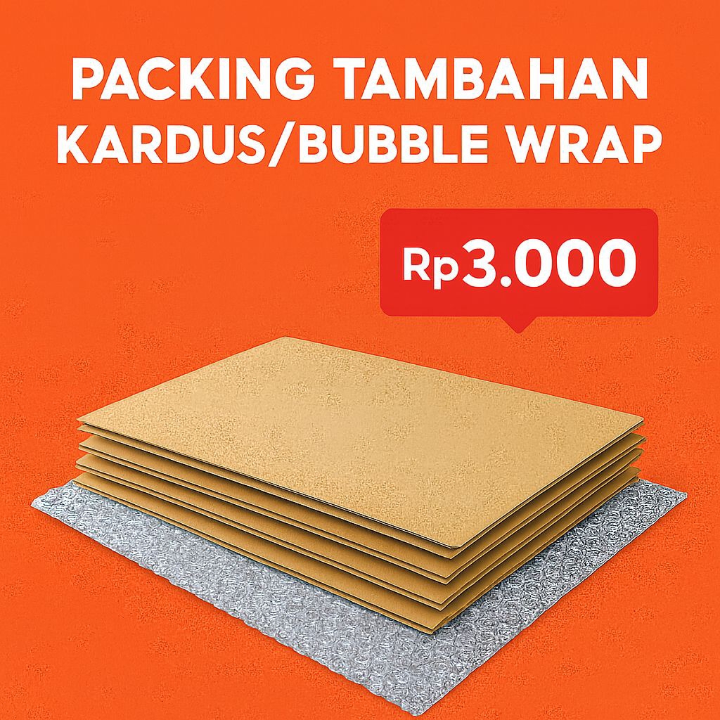 

Packing Tambahan Kardus / Bubble Wrap – Extra Proteksi Barang Aman Sampai Tujuan