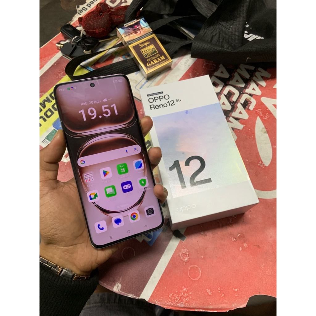 OPPO RENO 12 5G SECOND LIKE NEW