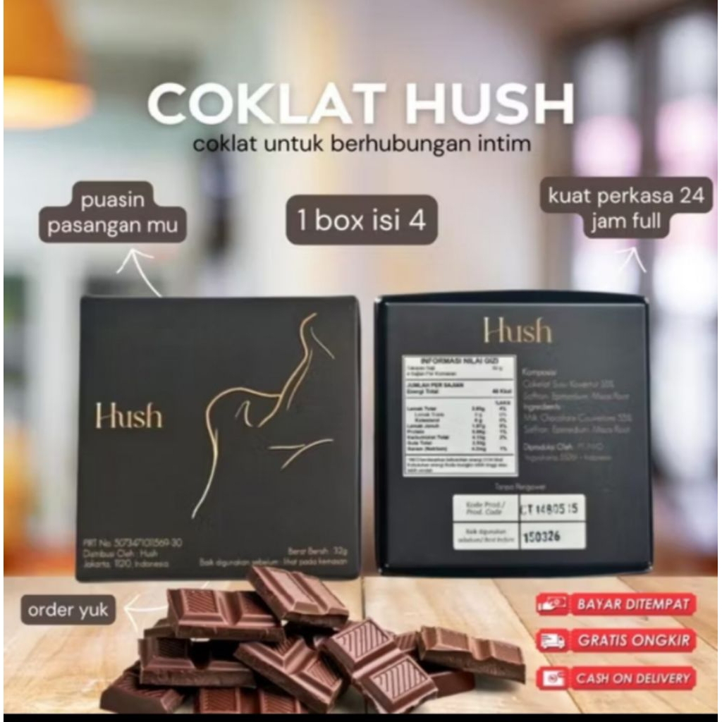 

COKLAT HUSH COKLAT UNTUK MENIKATKAN HUBUNGAN SUAMI ISTRI DAN STAMINA BERAT 32GRAM