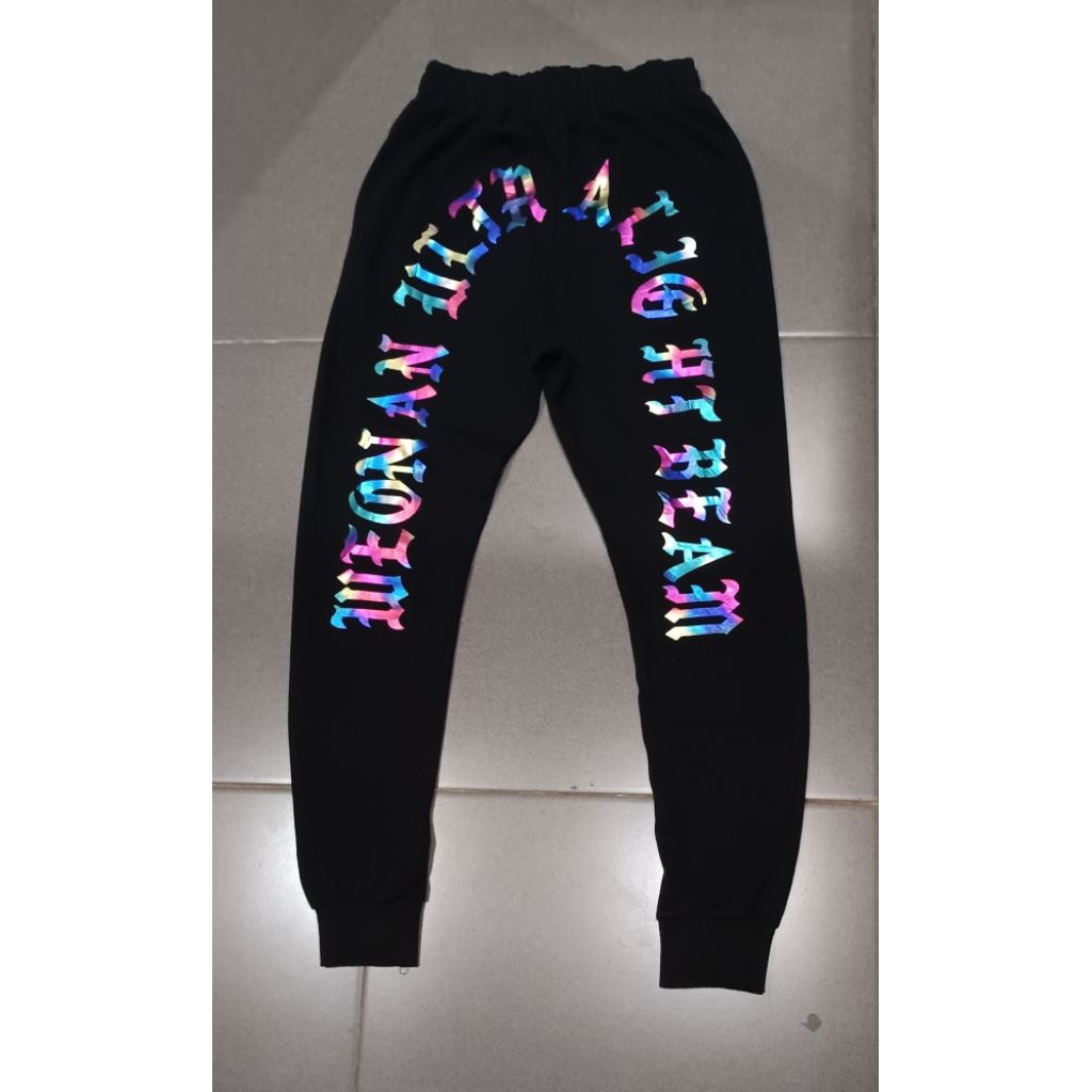 celana jogger pants CARBUTO spellout big logo ( rare item)