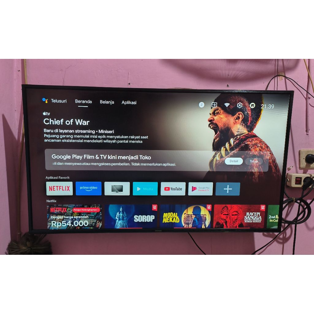 TV CooCaa 43inch - Android Digital