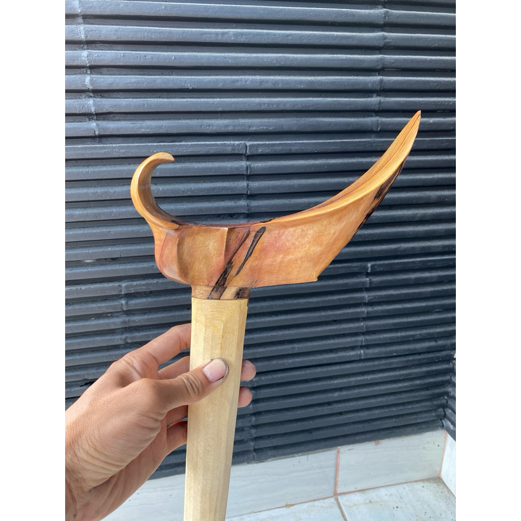 warangka ladrang  kayu timoho belum lubang pjg 38cm