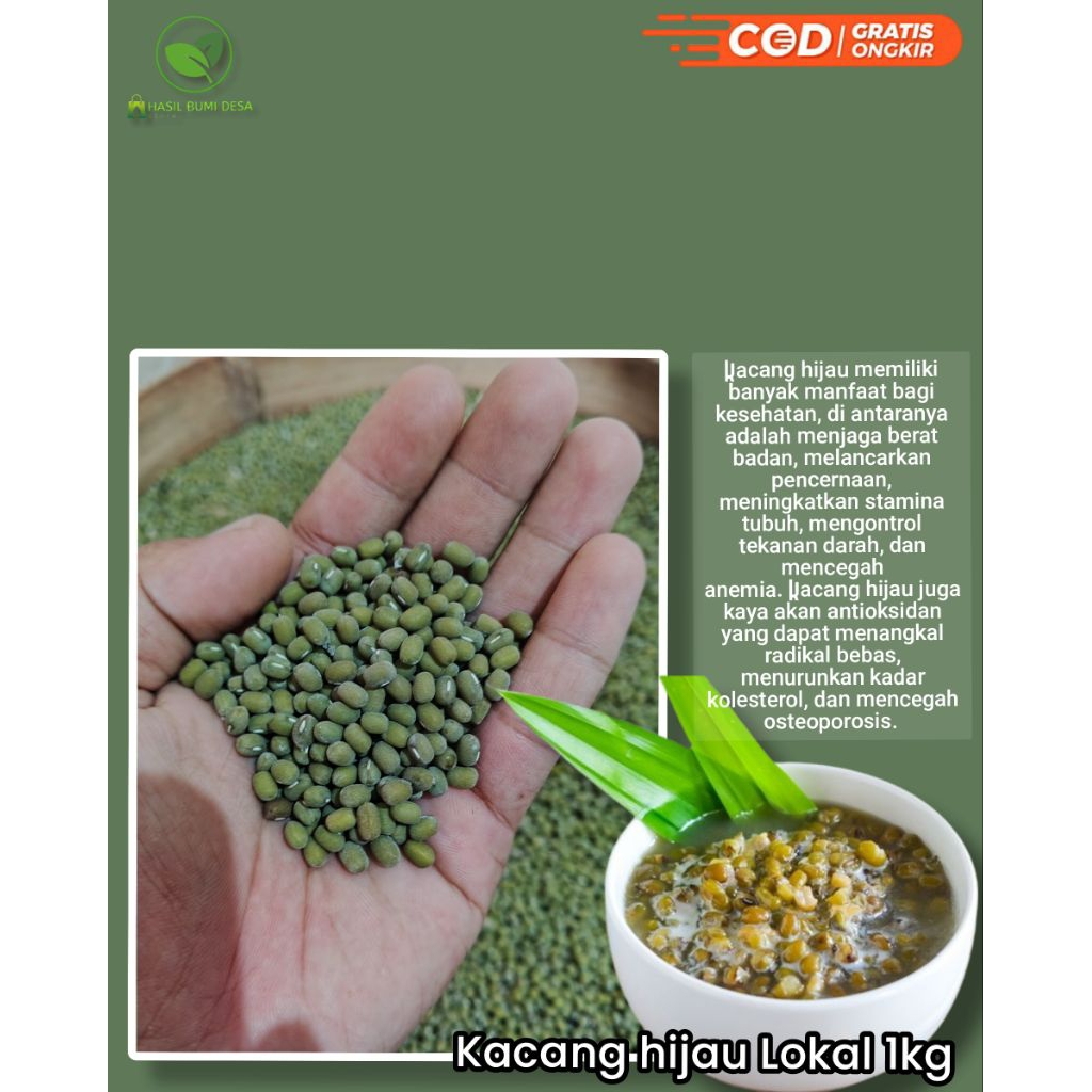 

Kacang hijau 1kg