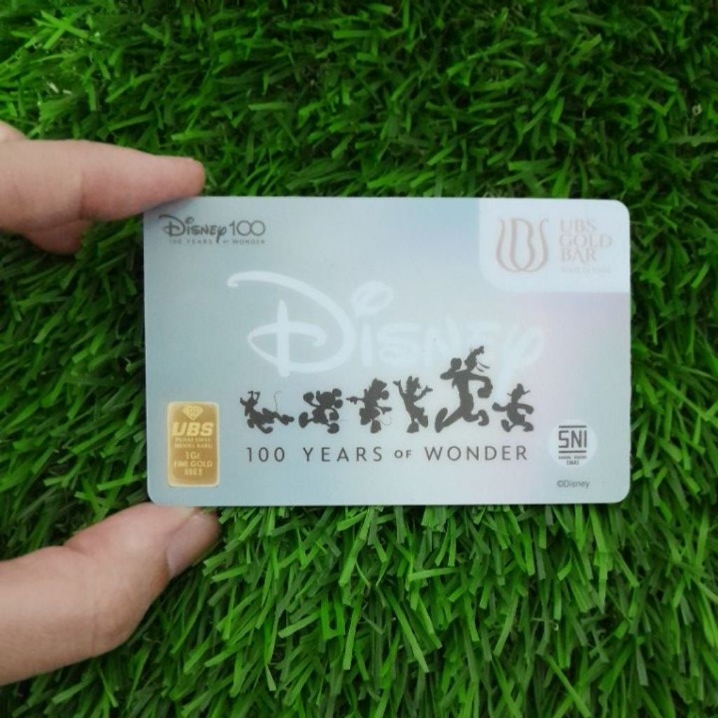 UBS 1 gr mickey disney anniversarry 100th