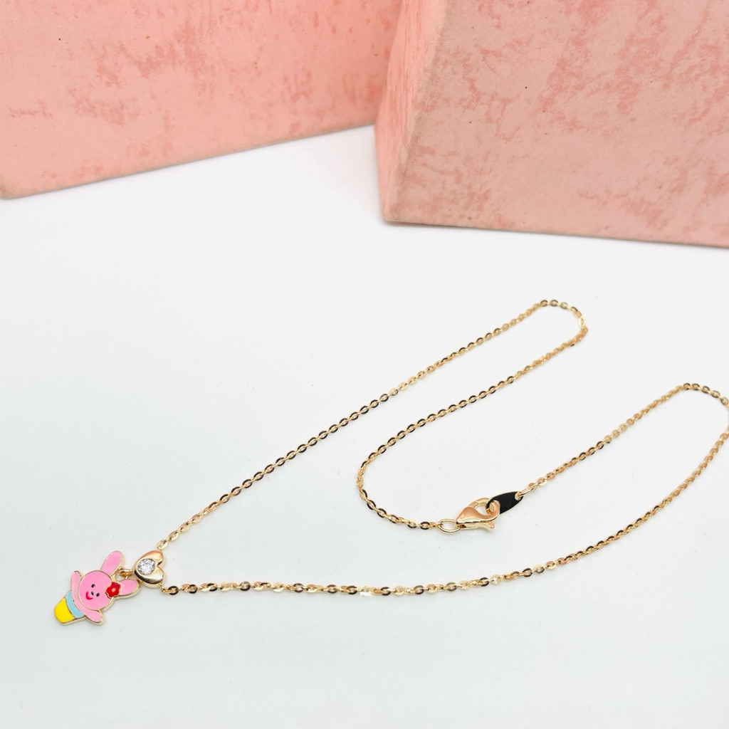 Kalung Anak & Bayi Emas Asli kadar 375/8k boneka