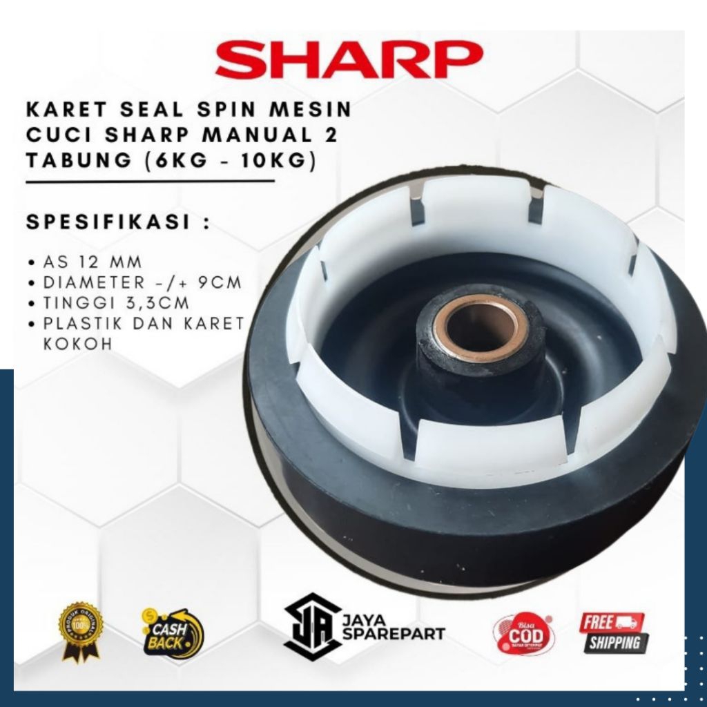 karet seal Tabung Pengering Mesin cuci Sharp