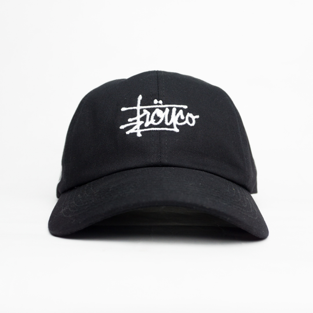 [FREE BOX] Troy Company Polo Cap Black Troyssy - Topi Baseball Hitam BC 3270
