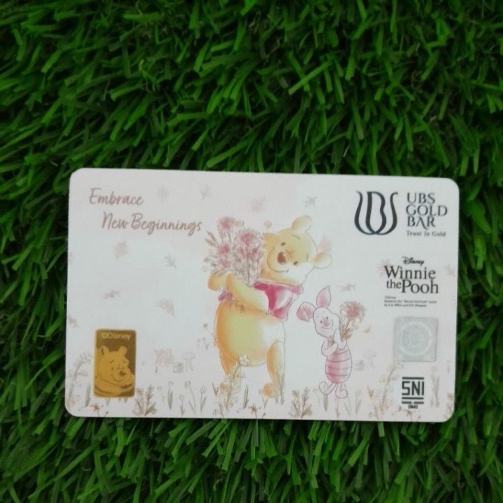 UBS disney winnie the pooh and piglet 1 gram