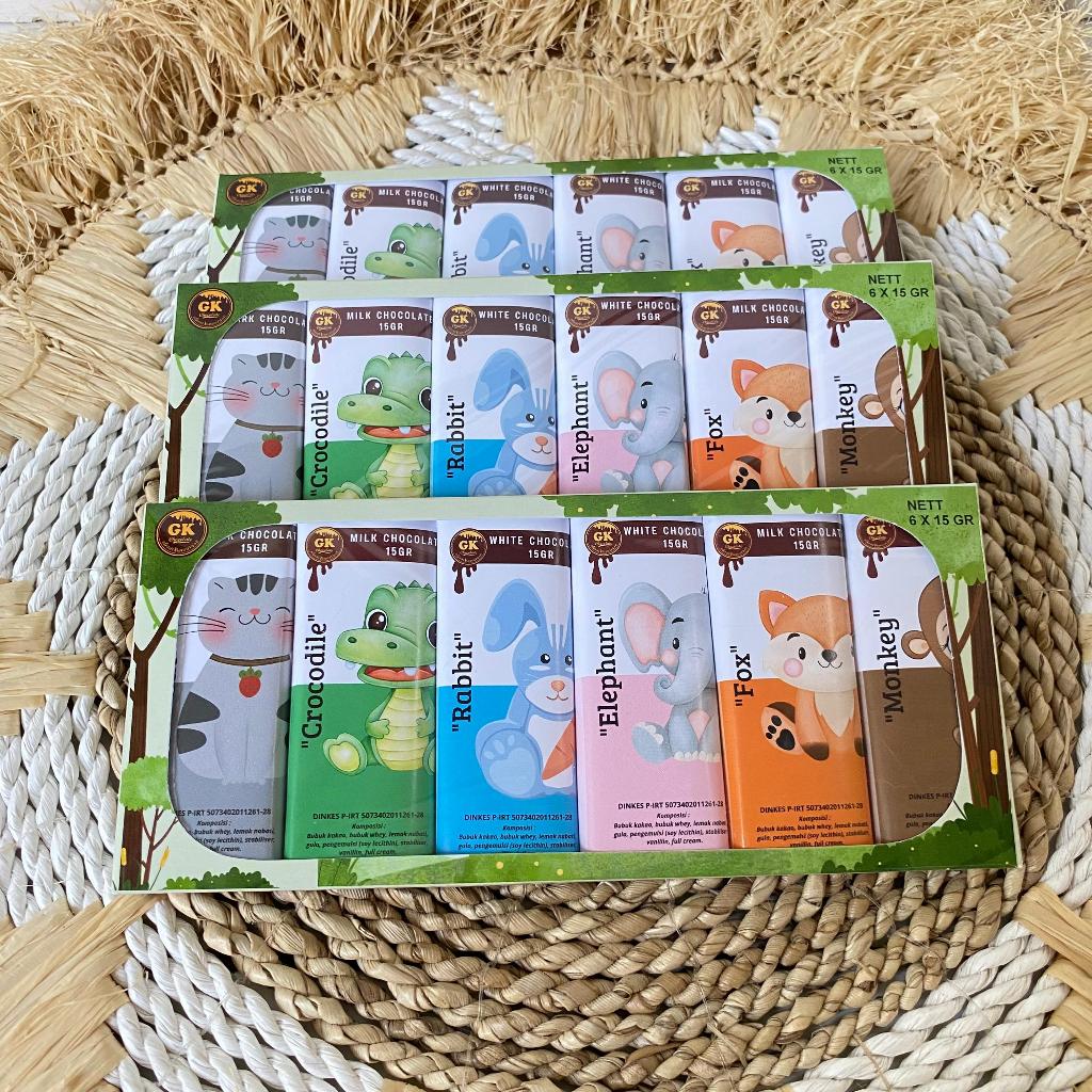 

COKELAT GIFT ANIMALS 6X15GR | COKLAT ANAK