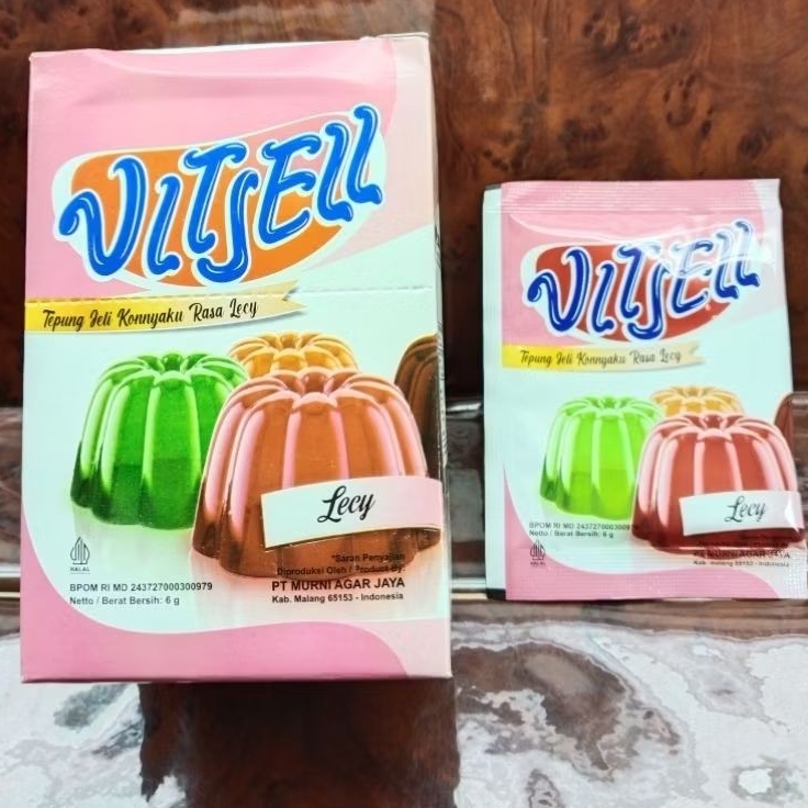 

JELLY LECY VITJELL 6gr ISI 12( 1 KOTAK)