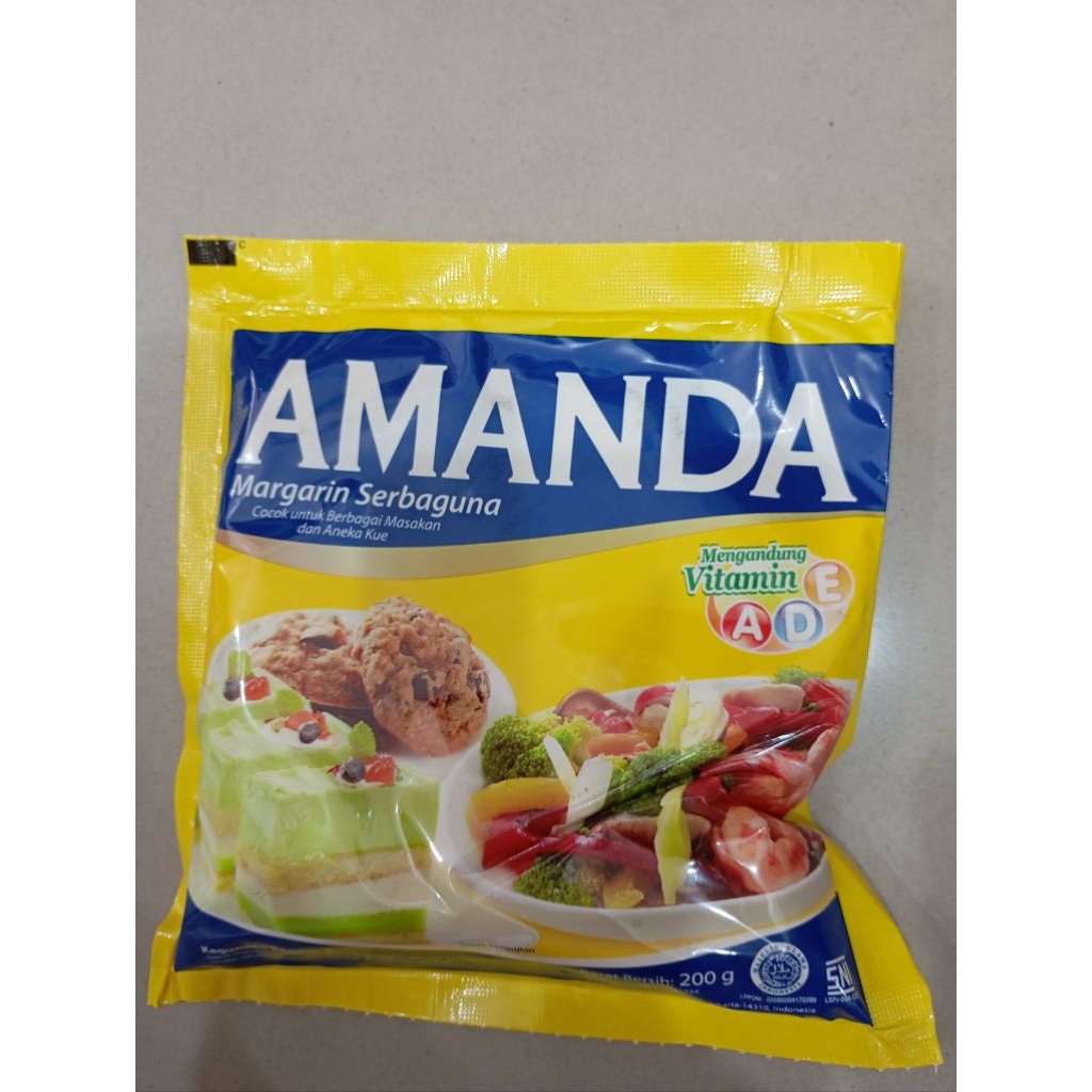 

AMANDA Margarine 200gr Margarine Serbaguna