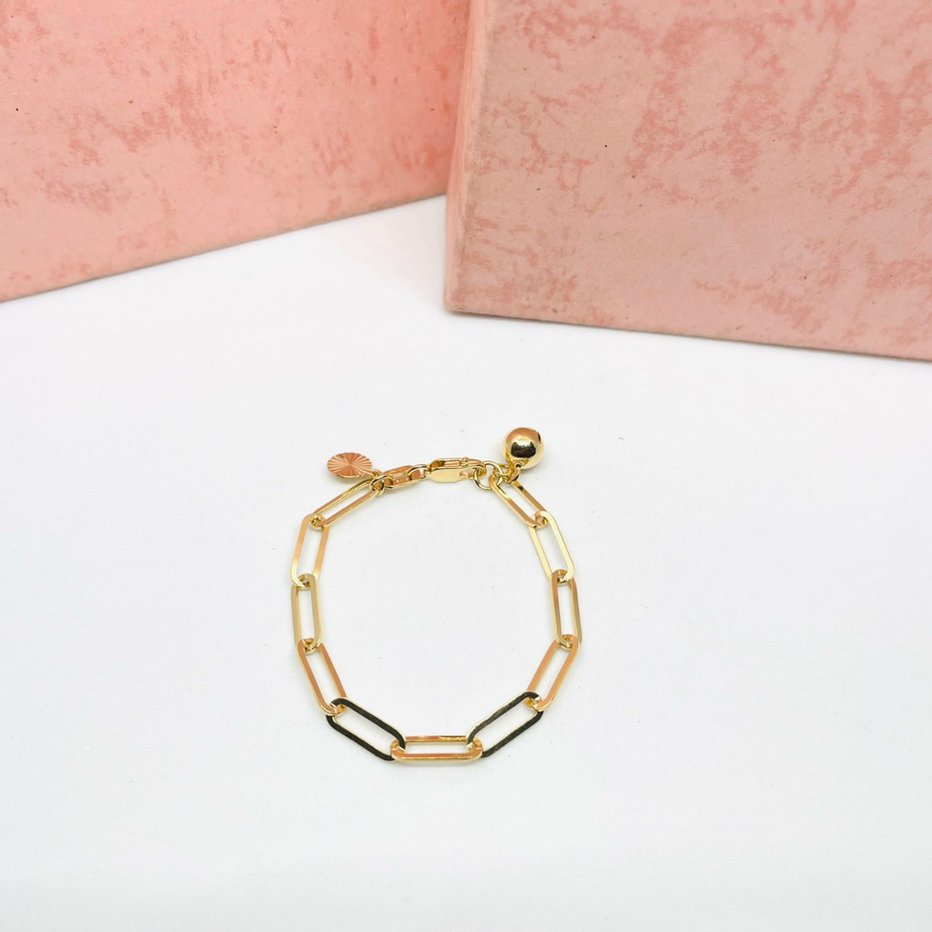 Gelang Bayi Emas Asli kadar 300/6k lonceng