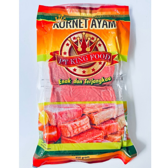 

Kornet ayam KING FOOD Eko 450gr isi 4 potong