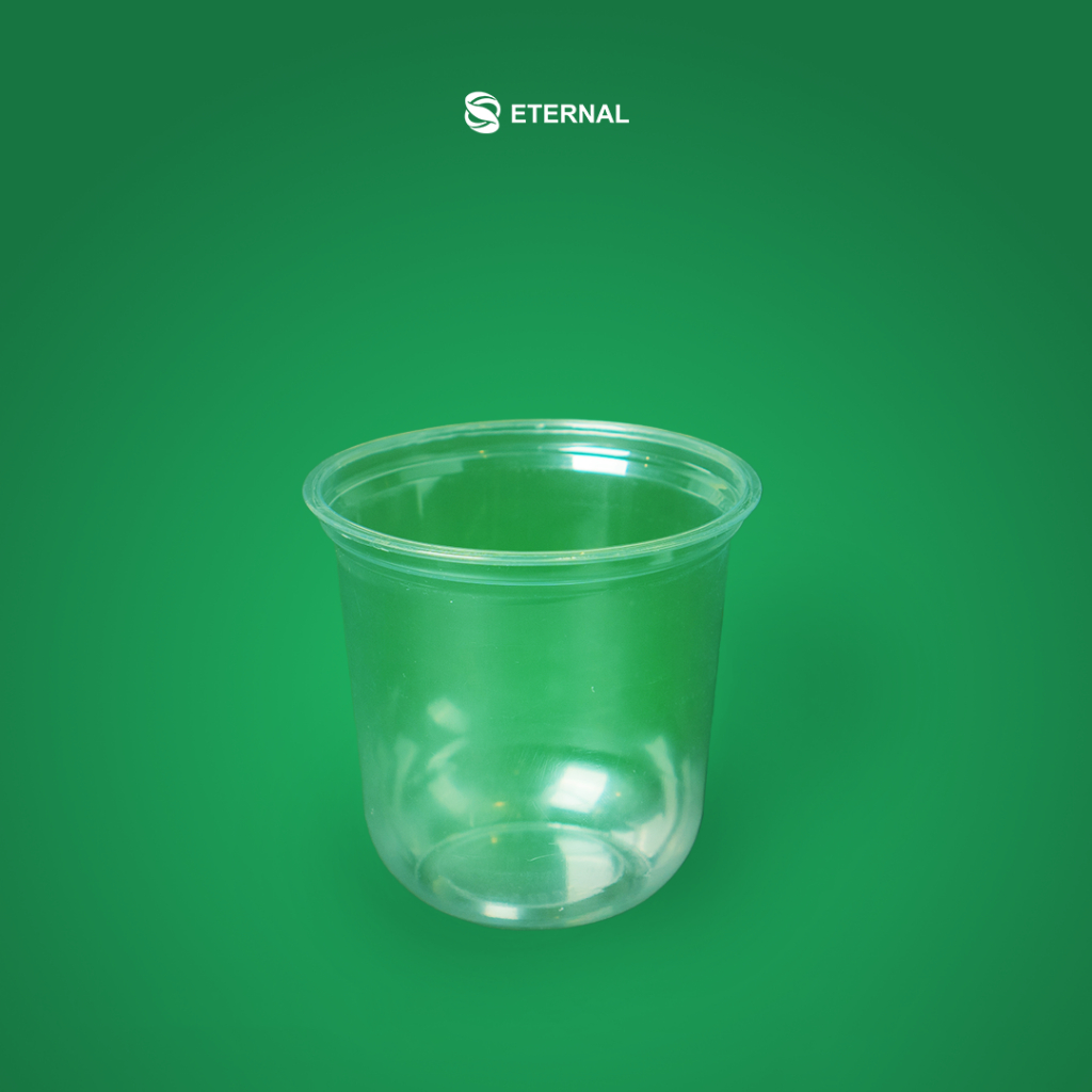 Sablon Cup PET 12, 14 Oz Oval - Eternal Sablon Cup