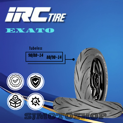 Ban IRC EXATO Ring 14 (90/80-14,80/90-14) Tubeless