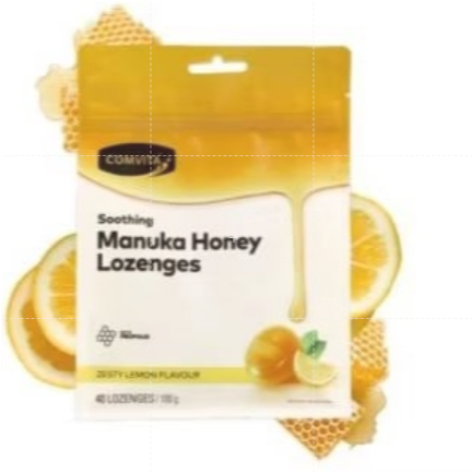 

Comvita Manuka Honey Lozenges Zesty Lemon With Propolis