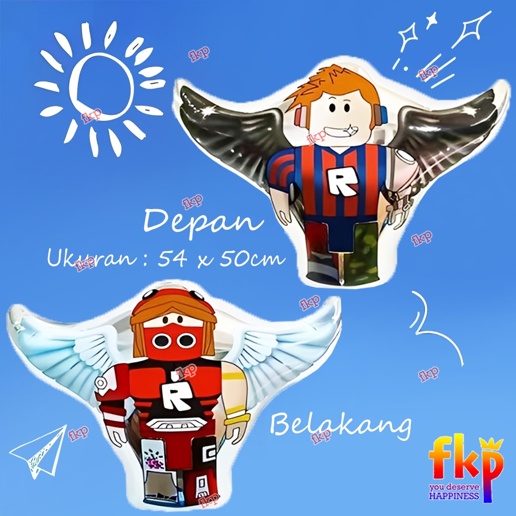 FUN KIDS PARTY - Balon Foil Roblox / Roblox Foil Balloon / Balon Karakter Roblox