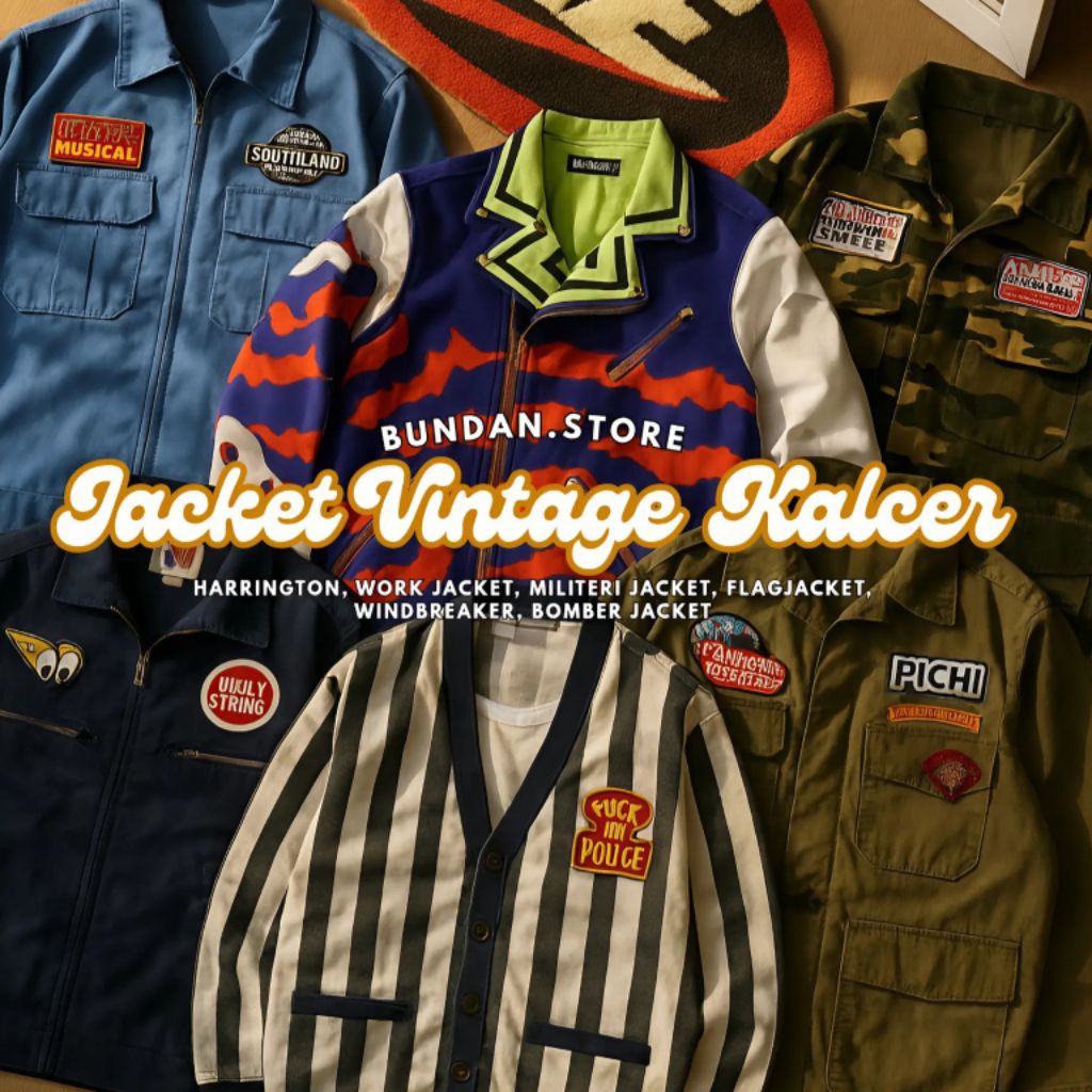 Kode 51 - 100 Jacket Casual | Jacket Vintage | Jacket Kalcer | Harrington | WorkJaket | Windbreaker 