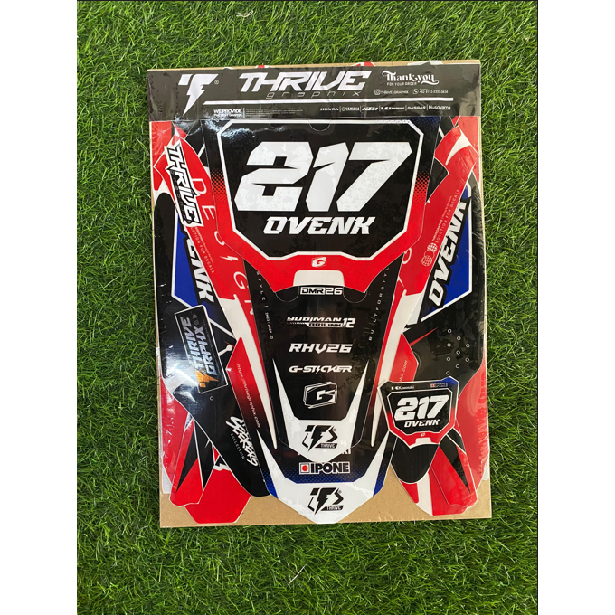 DECAL CUSTOM GORDON TRAIL/SUPERMOTO - STIKER KLX FULL BODY