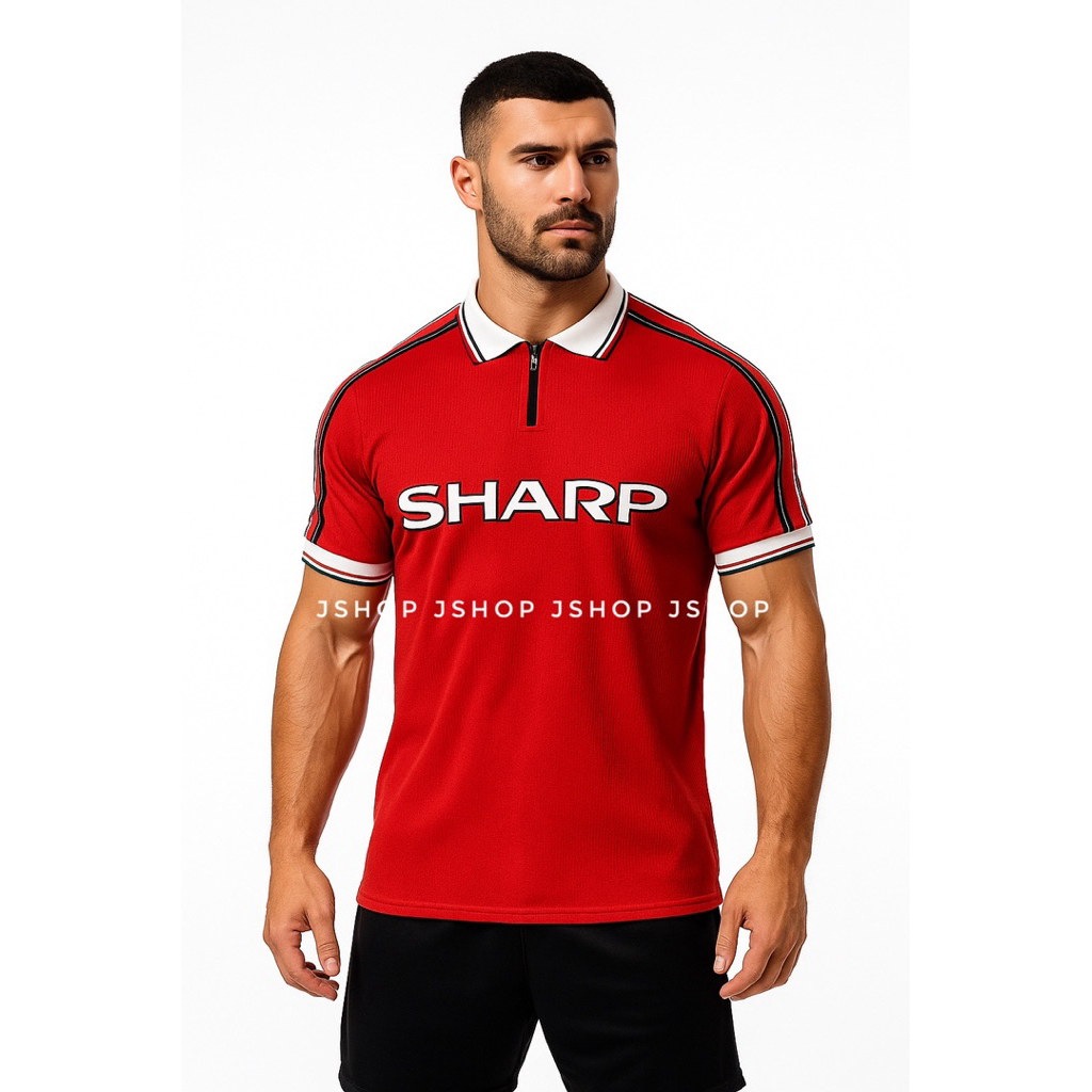 READY STOK LANGSUNG KIRIM JERSEY MU RETRO TREBLE WINNERS JERSEY BOLA BAJU MU RETRO TREBLE WINNER