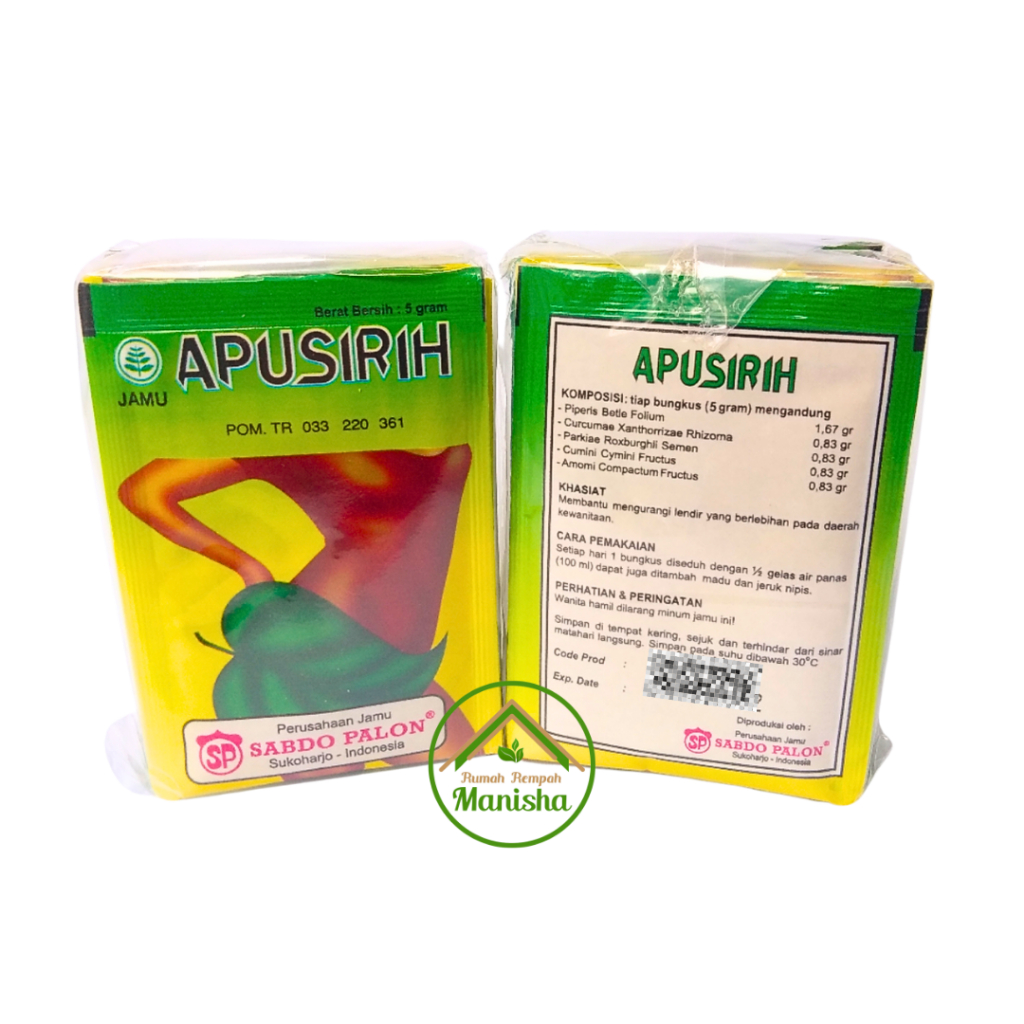 

Jamu Super Serbuk Apusirih Herbal Sabdo Palon isi 10 Sachet