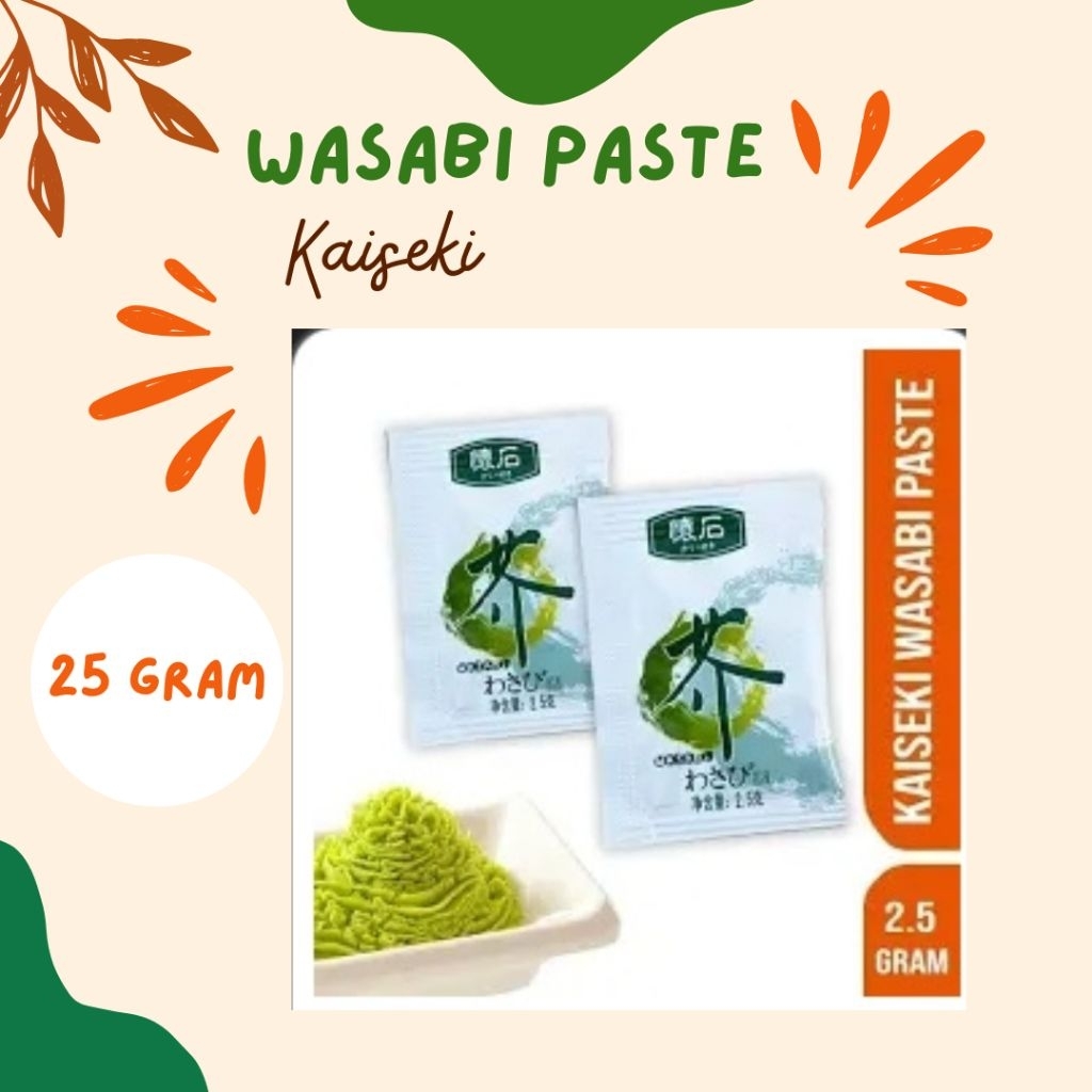 WASABI PASTE SACHET 2 GRAM (500PCS ) | 1 KG