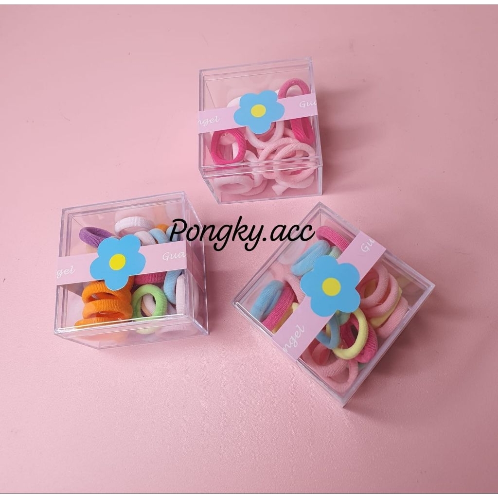 KUNCIRAN DONAT MINI FREE MIKA / KUNCIRAN DONAT MINI  /IKAT RAMBUT MINI KOREA