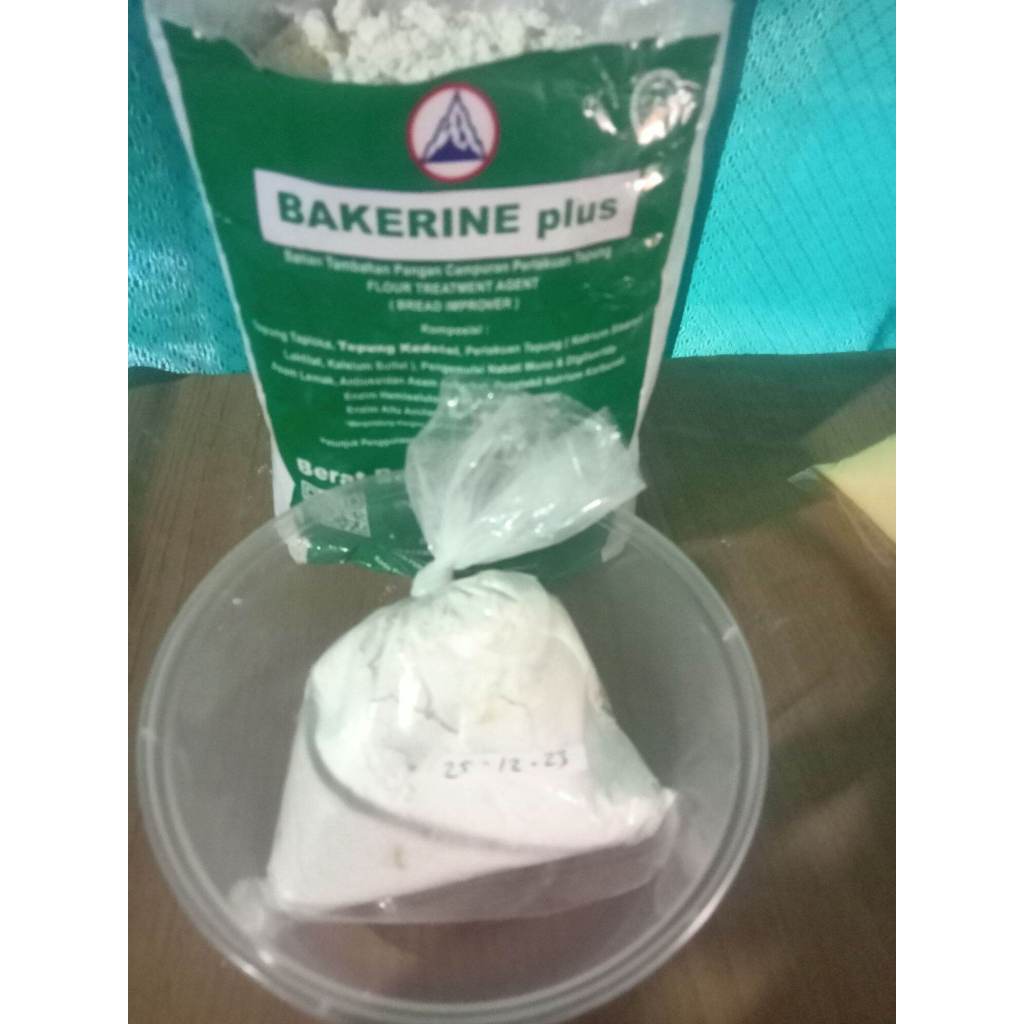 

Bread Improver Bakerine Plus Bread Improver 100gr REPACK / Pengempuk / Pelembut