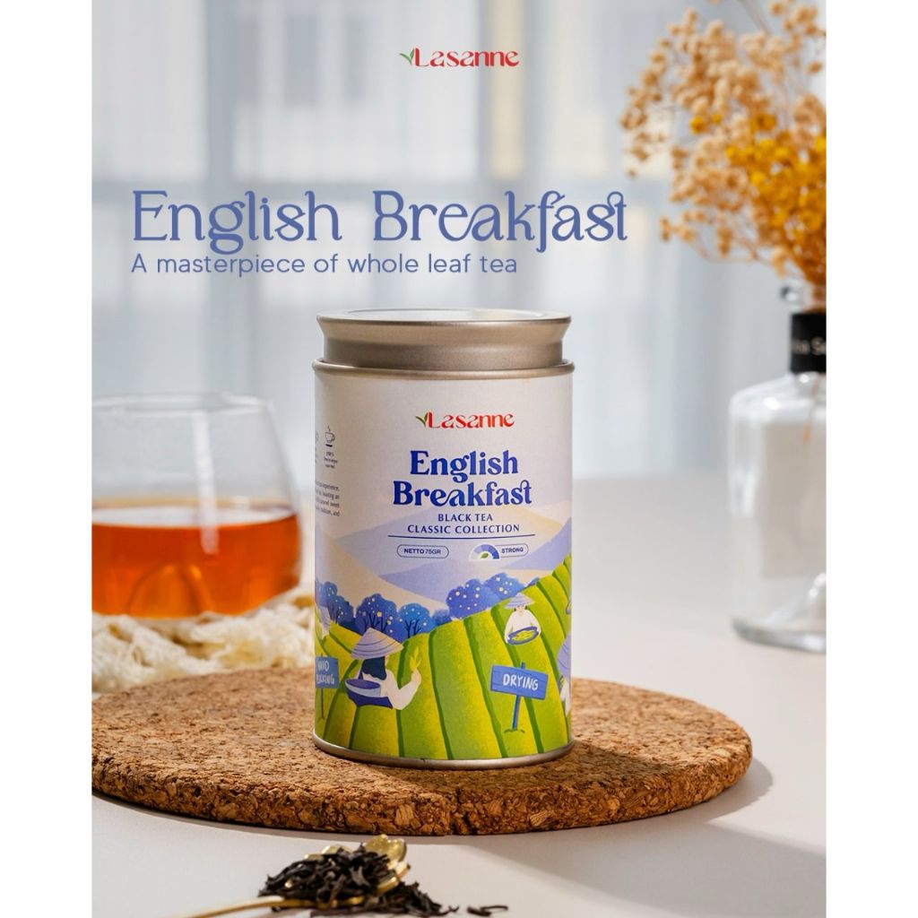 

Vlasanne Tea - English Breakfast Canister 75g