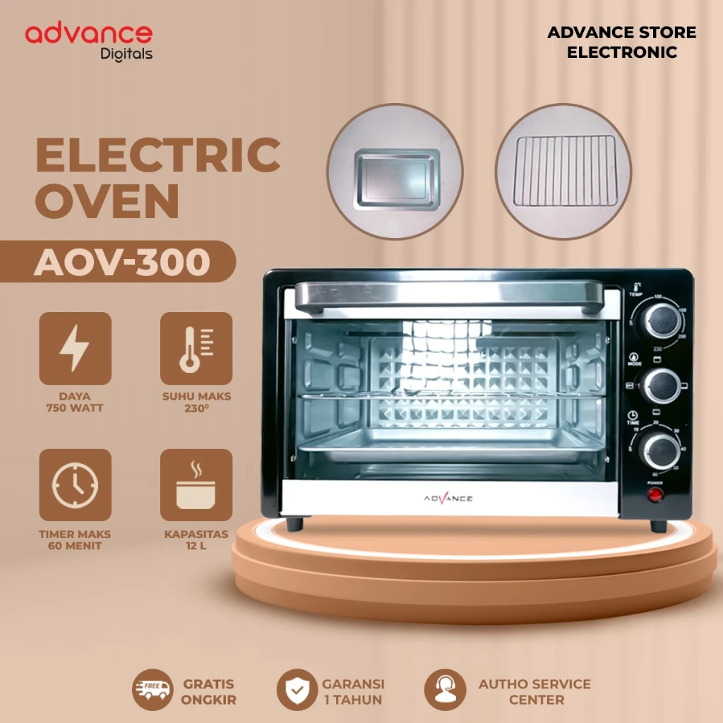 Oven Listrik ADVANCE 20 Liter AOV 300