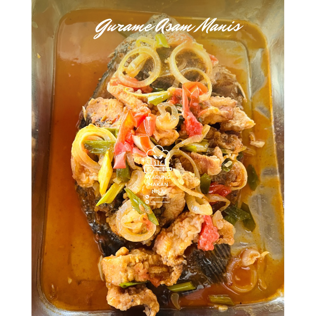 

Gurame Asam Manis 500gr / Lauk masakan fresh sehat praktis