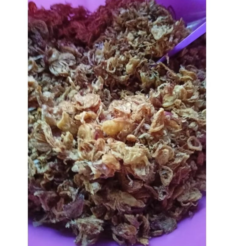 

bawang goreng ori tanpa campuran 1kg