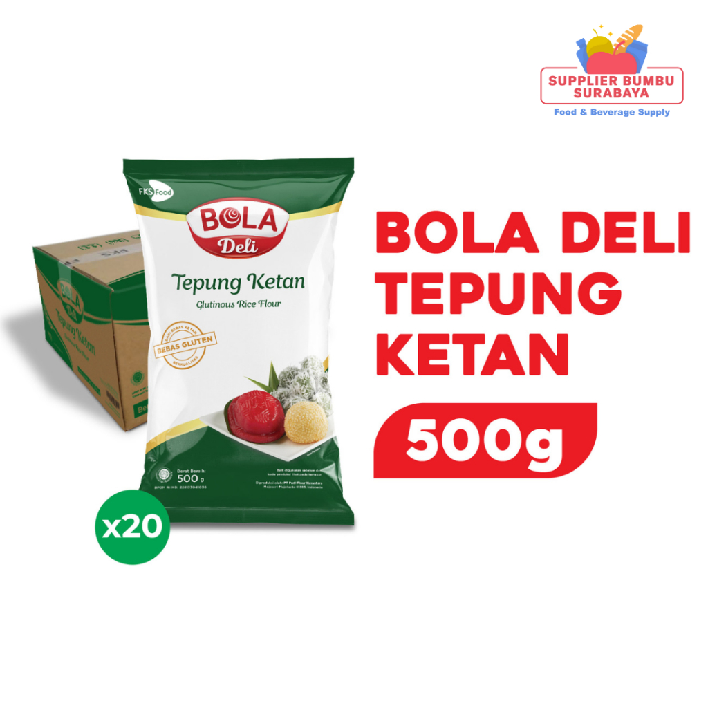

BOLA DELI Tepung Ketan 500g Karton Isi 20 pcs