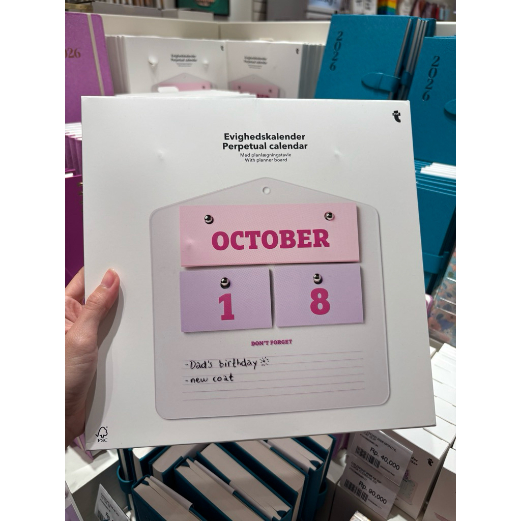 

Flying Tiger Perpetual Calendar with Planner Board