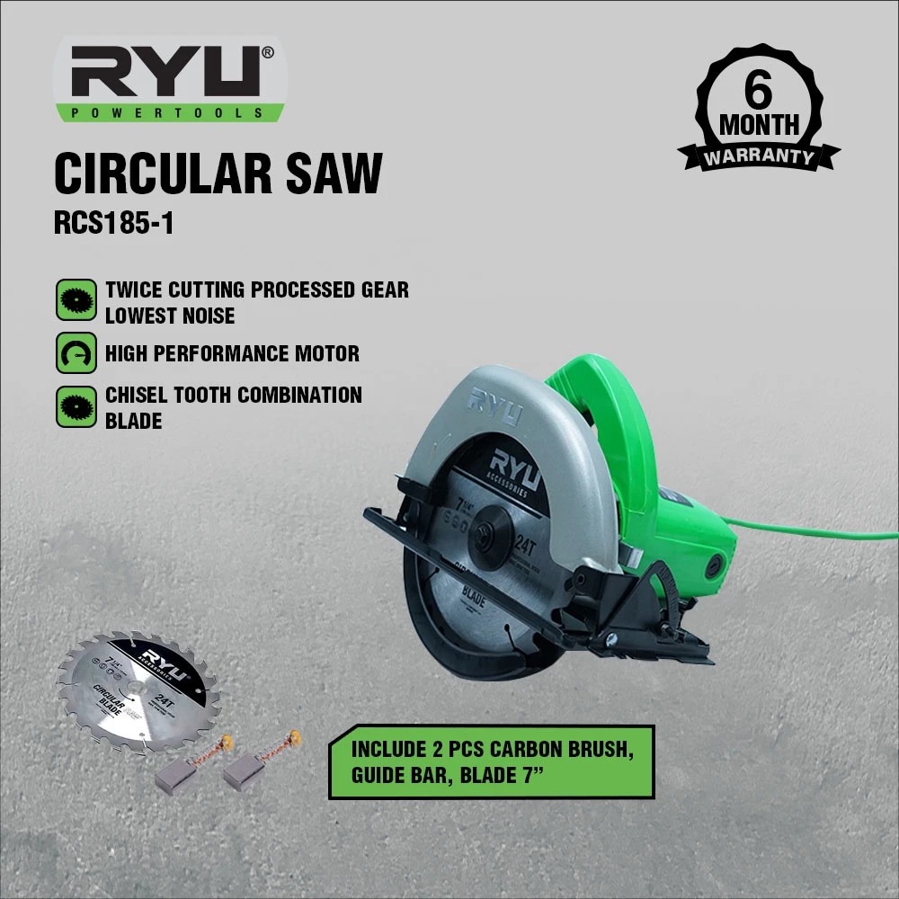 RYU - Circular saw RCS185-1 / mesin serkel