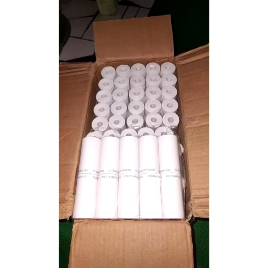 

Kertas Thermal 58x30 - Kertas struk Order Kuota