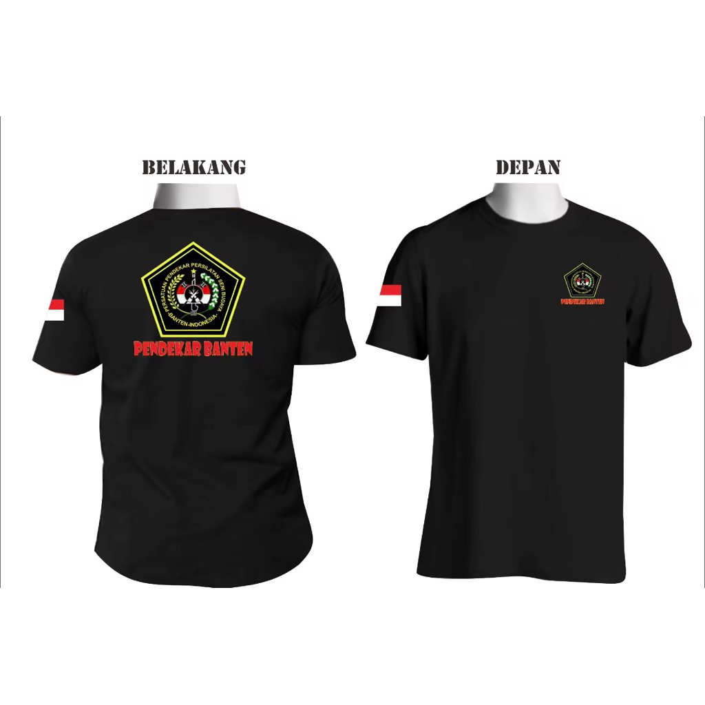 KAOS ATASAN DTF DISTRO PRIA PENDEKAR BANTEN