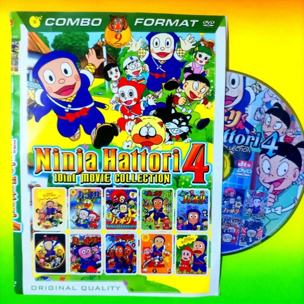 KASET DVD ANAK ANAK FILMM KARTUNN ANIME NINJA HATTORI