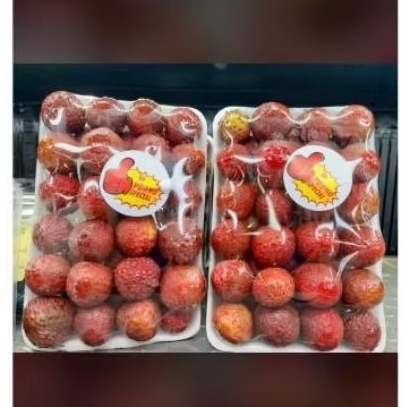 

lyche merah super manis fresh 1kg