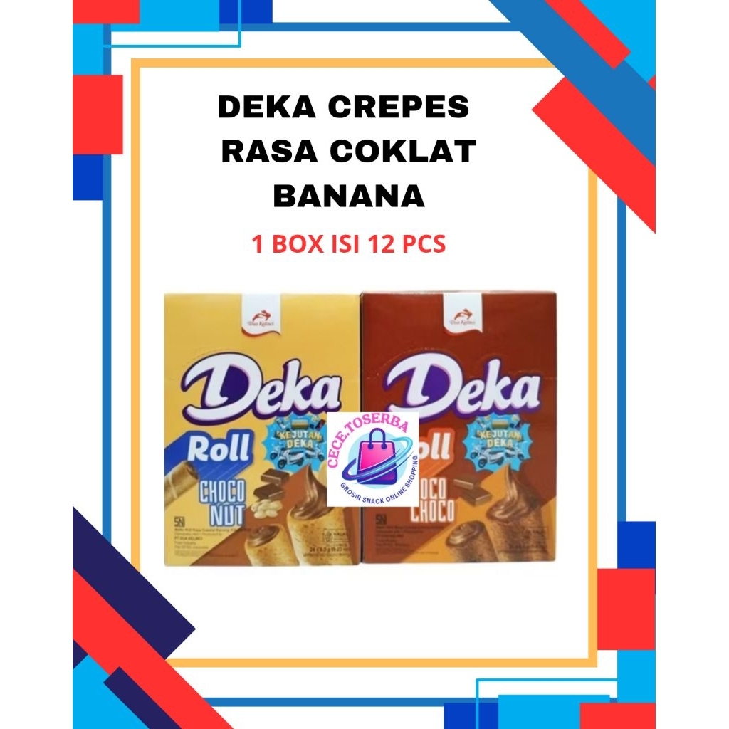 

DEKA CREPES COCO BANANA 1 BOX ISI 12 PCS X 10 GR