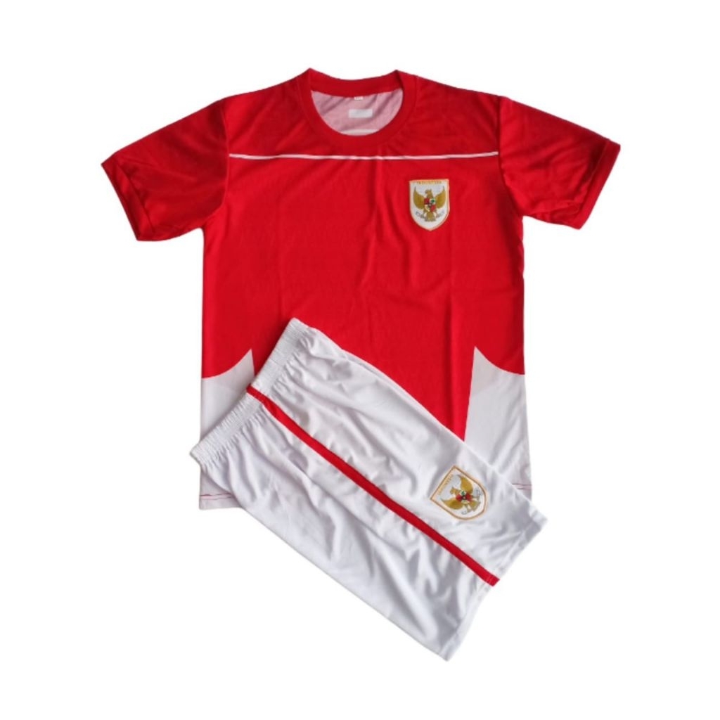 JERSEY BOLA SETELAN TIMNAS ANAK AURI SIZE XXL (12 Thn)